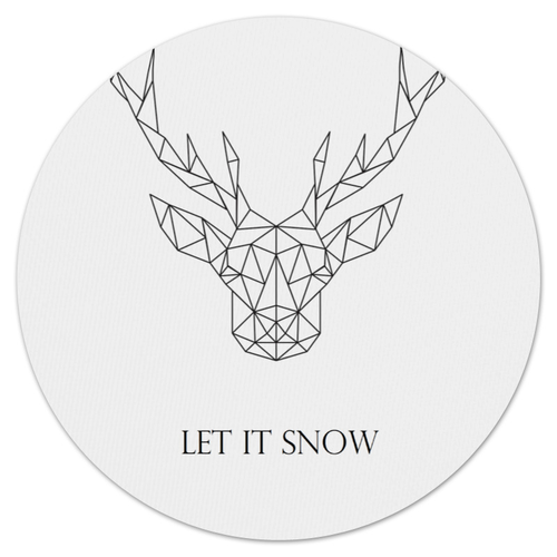 Заказать коврик для мышки в Москве. Коврик для мышки (круглый) Dear Deer от Disignshop - готовые дизайны и нанесение принтов.
