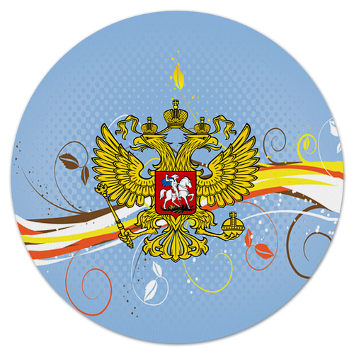 Заказать коврик для мышки в Москве. Коврик для мышки (круглый) Узор цветов от THE_NISE  - готовые дизайны и нанесение принтов.