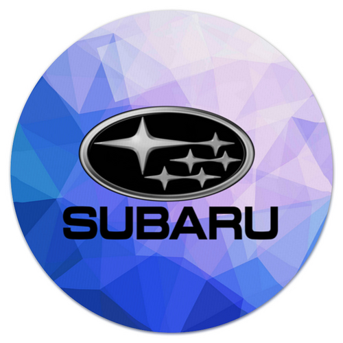 Заказать коврик для мышки в Москве. Коврик для мышки (круглый) Subaru от THE_NISE  - готовые дизайны и нанесение принтов.