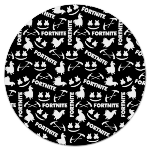 Заказать коврик для мышки в Москве. Коврик для мышки (круглый) Marshmello Fortnite от THE_NISE  - готовые дизайны и нанесение принтов.