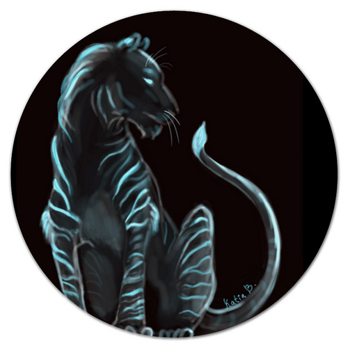 Заказать коврик для мышки в Москве. Коврик для мышки (круглый) White Tiger от katrinon-line@yandex.ru - готовые дизайны и нанесение принтов.