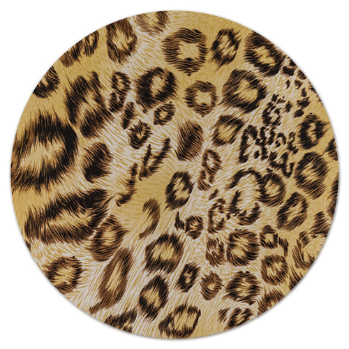 Заказать коврик для мышки в Москве. Коврик для мышки (круглый) леопард от THE_NISE  - готовые дизайны и нанесение принтов.