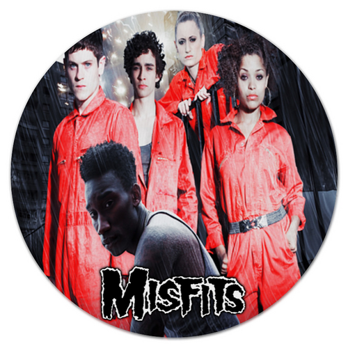 Заказать коврик для мышки в Москве. Коврик для мышки (круглый) Misfits от THE_NISE  - готовые дизайны и нанесение принтов.