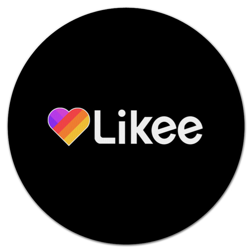 Заказать коврик для мышки в Москве. Коврик для мышки (круглый) Likee  от DESIGNER   - готовые дизайны и нанесение принтов.