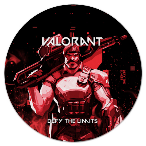 Заказать коврик для мышки в Москве. Коврик для мышки (круглый) VALORANT BRIMSTONE от geekbox - готовые дизайны и нанесение принтов.