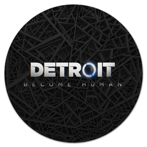 Заказать коврик для мышки в Москве. Коврик для мышки (круглый) Detroit Become Human от THE_NISE  - готовые дизайны и нанесение принтов.