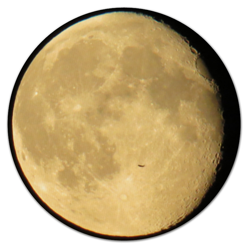Заказать коврик для мышки в Москве. Коврик для мышки (круглый) Moon / Луна от Arseniy A - готовые дизайны и нанесение принтов.