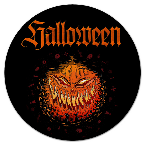 Заказать коврик для мышки в Москве. Коврик для мышки (круглый) Halloween от Leichenwagen - готовые дизайны и нанесение принтов.