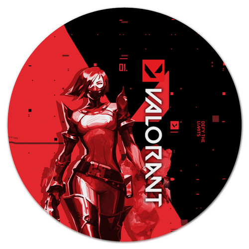 Заказать коврик для мышки в Москве. Коврик для мышки (круглый) VALORANT VIPER от geekbox - готовые дизайны и нанесение принтов.