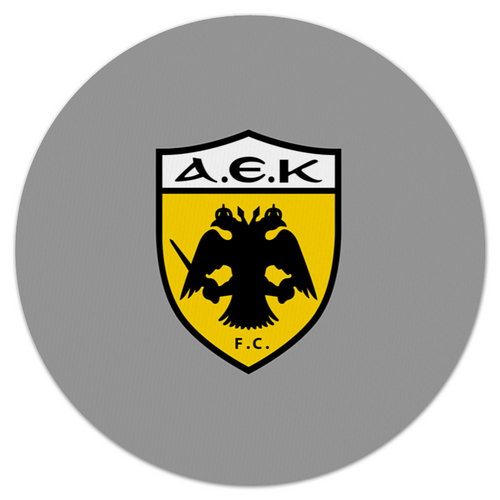 Заказать коврик для мышки в Москве. Коврик для мышки (круглый)  AEK FC от THE_NISE  - готовые дизайны и нанесение принтов.