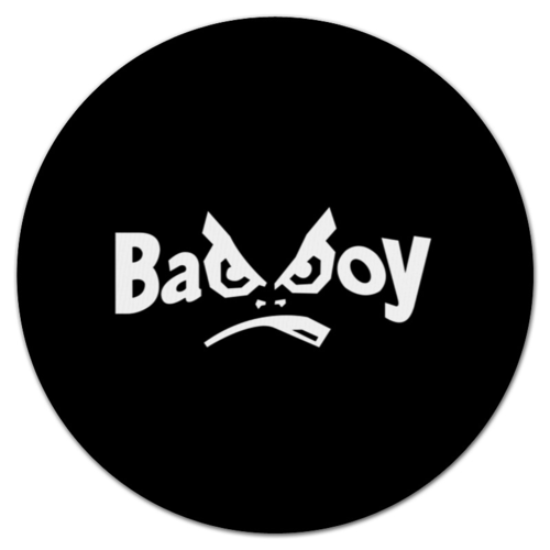 Заказать коврик для мышки в Москве. Коврик для мышки (круглый) Bad Boy от DESIGNER   - готовые дизайны и нанесение принтов.