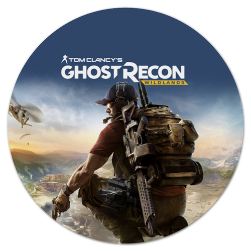 Заказать коврик для мышки в Москве. Коврик для мышки (круглый) Tom Clancys Ghost Recon Wildlands от geekbox - готовые дизайны и нанесение принтов.