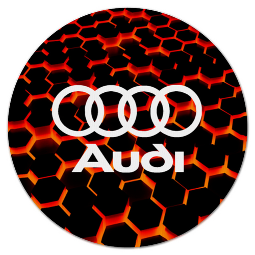 Заказать коврик для мышки в Москве. Коврик для мышки (круглый)  Авто Audi от THE_NISE  - готовые дизайны и нанесение принтов.