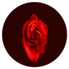 Заказать коврик для мышки в Москве. Коврик для мышки (круглый) Красная роза от THE_NISE  - готовые дизайны и нанесение принтов.