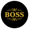 Заказать коврик для мышки в Москве. Коврик для мышки (круглый) Boss / Босс от Андрей Измайлов - готовые дизайны и нанесение принтов.