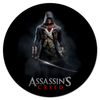 Заказать коврик для мышки в Москве. Коврик для мышки (круглый) Assassins Creed (Unity Arno) от Аня Лукьянова - готовые дизайны и нанесение принтов.