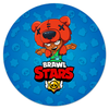 Заказать коврик для мышки в Москве. Коврик для мышки (круглый) BRAWL STARS NITA от geekbox - готовые дизайны и нанесение принтов.
