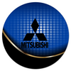 Заказать коврик для мышки в Москве. Коврик для мышки (круглый) Mitsubishi от THE_NISE  - готовые дизайны и нанесение принтов.