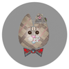 Заказать коврик для мышки в Москве. Коврик для мышки (круглый) Котик от THE_NISE  - готовые дизайны и нанесение принтов.