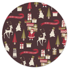 Заказать коврик для мышки в Москве. Коврик для мышки (круглый) Christmas от THE_NISE  - готовые дизайны и нанесение принтов.