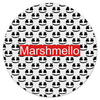 Заказать коврик для мышки в Москве. Коврик для мышки (круглый) Marshmello от THE_NISE  - готовые дизайны и нанесение принтов.