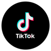 Заказать коврик для мышки в Москве. Коврик для мышки (круглый) TikTok  от DESIGNER   - готовые дизайны и нанесение принтов.