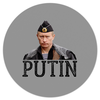 Заказать коврик для мышки в Москве. Коврик для мышки (круглый) Putin от THE_NISE  - готовые дизайны и нанесение принтов.