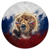 Заказать коврик для мышки в Москве. Коврик для мышки (круглый) Русский Медведь от tutik_mutik@mail.ru - готовые дизайны и нанесение принтов.