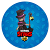 Заказать коврик для мышки в Москве. Коврик для мышки (круглый) BRAWL STARS MORTIS от geekbox - готовые дизайны и нанесение принтов.