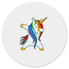 Заказать коврик для мышки в Москве. Коврик для мышки (круглый) Dab Unicorn  от DESIGNER   - готовые дизайны и нанесение принтов.