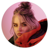 Заказать коврик для мышки в Москве. Коврик для мышки (круглый) Billie Eilish от Jimmy Flash - готовые дизайны и нанесение принтов.