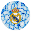 Заказать коврик для мышки в Москве. Коврик для мышки (круглый) Real Madrid от THE_NISE  - готовые дизайны и нанесение принтов.