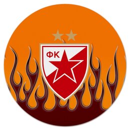 Заказать коврик для мышки в Москве. Коврик для мышки (круглый) Crvena zvezda от THE_NISE  - готовые дизайны и нанесение принтов.