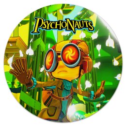 Заказать коврик для мышки в Москве. Коврик для мышки (круглый) Psychonauts от THE_NISE  - готовые дизайны и нанесение принтов.