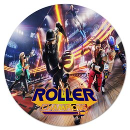 Заказать коврик для мышки в Москве. Коврик для мышки (круглый) Roller Champions от THE_NISE  - готовые дизайны и нанесение принтов.