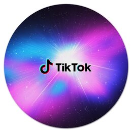 Заказать коврик для мышки в Москве. Коврик для мышки (круглый) Tik Tok от THE_NISE  - готовые дизайны и нанесение принтов.