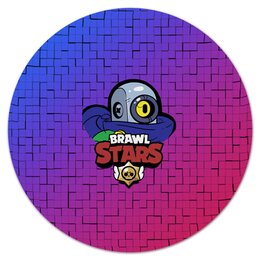 Заказать коврик для мышки в Москве. Коврик для мышки (круглый) Brawl Stars от THE_NISE  - готовые дизайны и нанесение принтов.