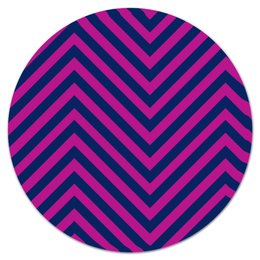 Заказать коврик для мышки в Москве. Коврик для мышки (круглый) Фиолетовые полосы от THE_NISE  - готовые дизайны и нанесение принтов.