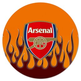 Заказать коврик для мышки в Москве. Коврик для мышки (круглый) Arsenal от THE_NISE  - готовые дизайны и нанесение принтов.