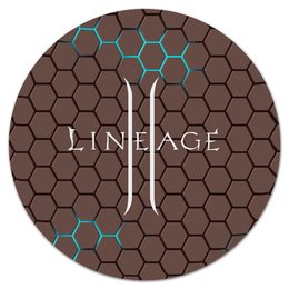 Заказать коврик для мышки в Москве. Коврик для мышки (круглый) Lineage от THE_NISE  - готовые дизайны и нанесение принтов.