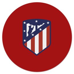 Заказать коврик для мышки в Москве. Коврик для мышки (круглый) Atletico Madrid от THE_NISE  - готовые дизайны и нанесение принтов.