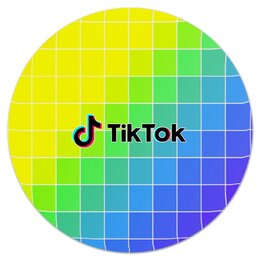 Заказать коврик для мышки в Москве. Коврик для мышки (круглый) Tik Tok от THE_NISE  - готовые дизайны и нанесение принтов.