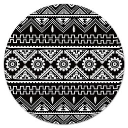Заказать коврик для мышки в Москве. Коврик для мышки (круглый) Черно-белая графика от THE_NISE  - готовые дизайны и нанесение принтов.