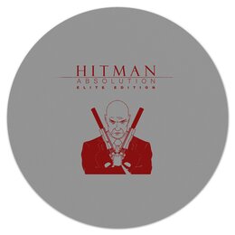 Заказать коврик для мышки в Москве. Коврик для мышки (круглый) Hitman от THE_NISE  - готовые дизайны и нанесение принтов.