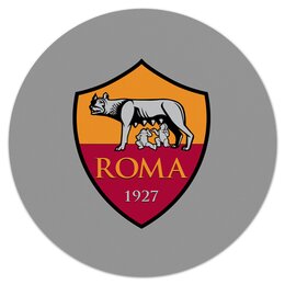 Заказать коврик для мышки в Москве. Коврик для мышки (круглый) FC Roma от THE_NISE  - готовые дизайны и нанесение принтов.