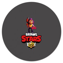 Заказать коврик для мышки в Москве. Коврик для мышки (круглый) Brawl Stars от THE_NISE  - готовые дизайны и нанесение принтов.