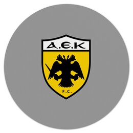 Заказать коврик для мышки в Москве. Коврик для мышки (круглый)  AEK FC от THE_NISE  - готовые дизайны и нанесение принтов.