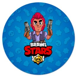 Заказать коврик для мышки в Москве. Коврик для мышки (круглый) BRAWL STARS COLT от geekbox - готовые дизайны и нанесение принтов.