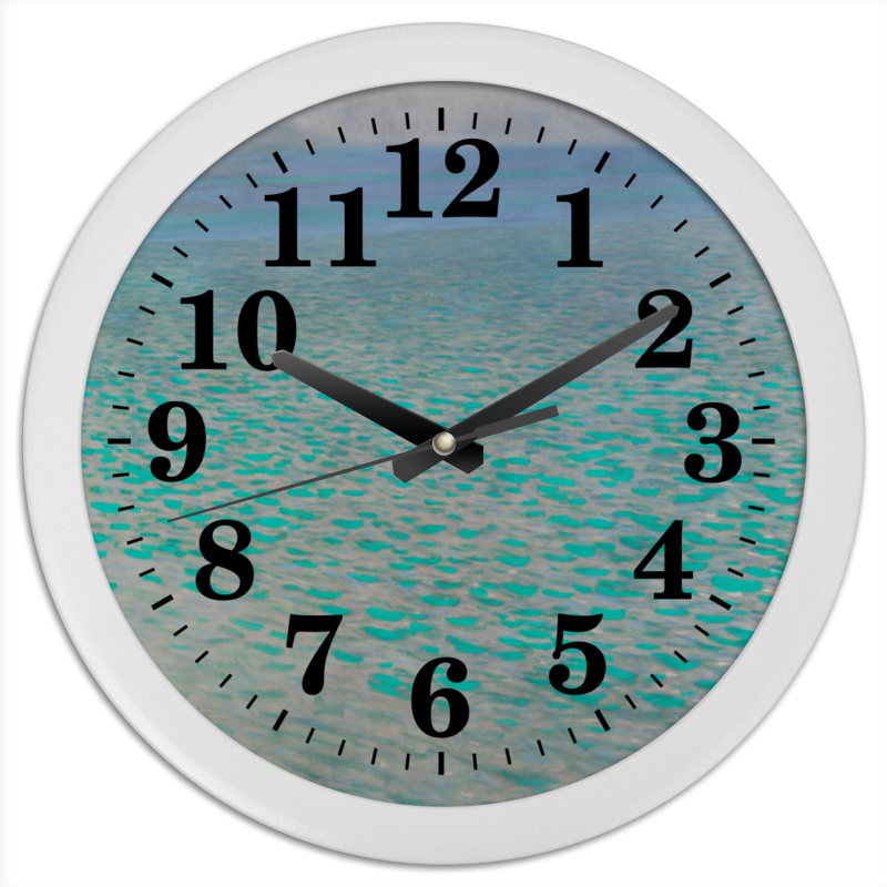 Printio Часы круглые из пластика Озеро аттерзее (густав климт) printio часы круглые из пластика свершение густав климт