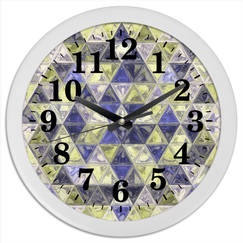 Printio Часы круглые из пластика Стеклянная мозаика printio часы круглые из пластика цветная мозаика